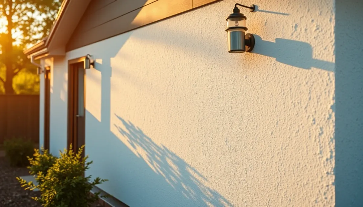 Mur extérieur bien isolé et entretenu, sans défaut apparent