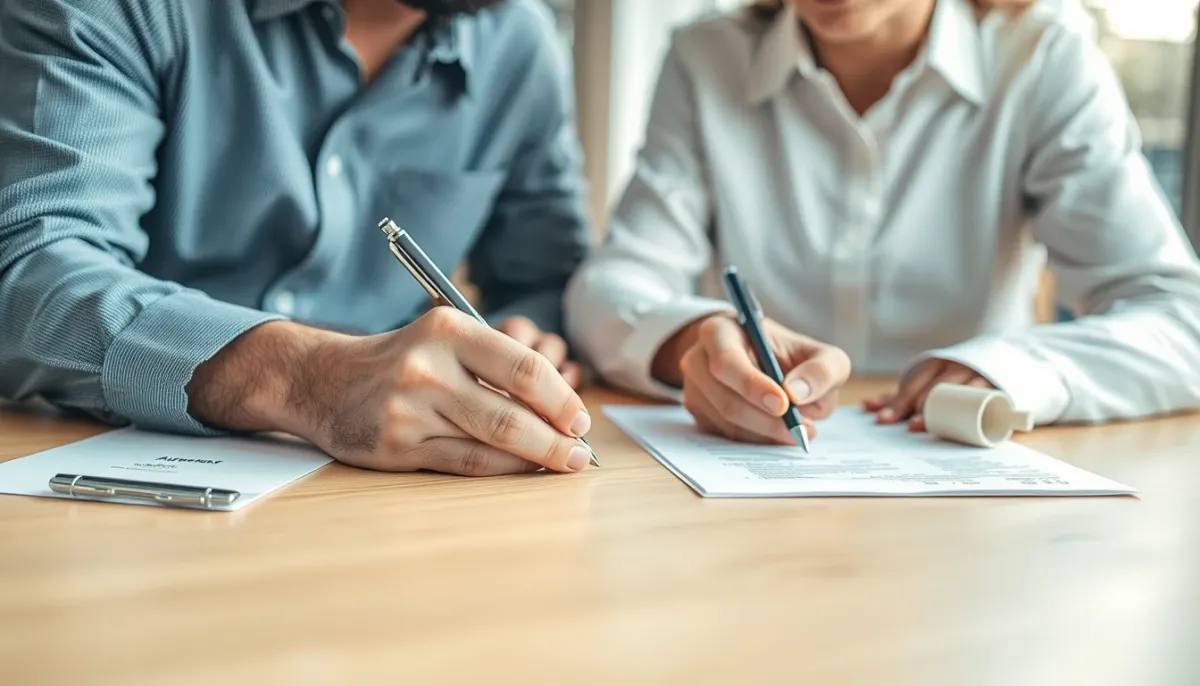 Signature de l'accord écrit du propriétaire pour une demande d'aide à la rénovation énergétique